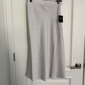 Forever 21 Satin Midi Skirt